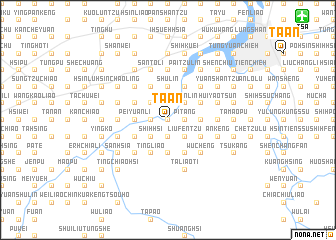 map of Ta-an