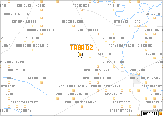 map of Tabądż