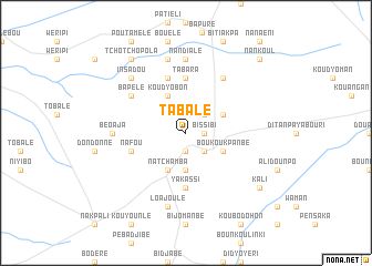 map of Tabalé