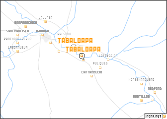 map of Tabaloapa