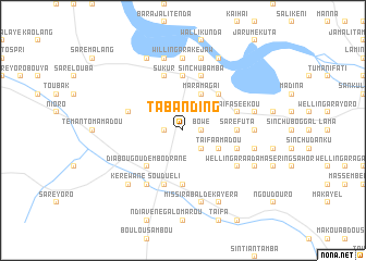 map of Taba Nding