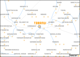 map of Tabandi