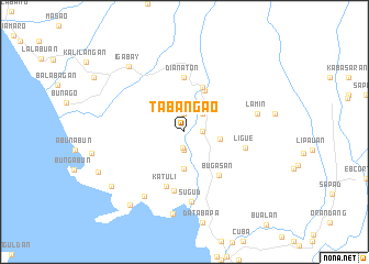 map of Tabangao