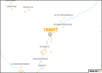 map of Tabant