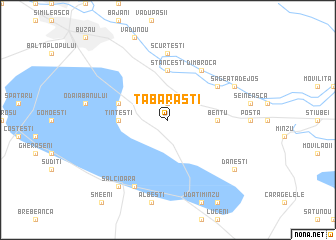 map of Tăbărăşti