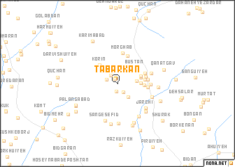 map of Tabarkan