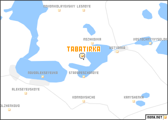 map of Tabatirka