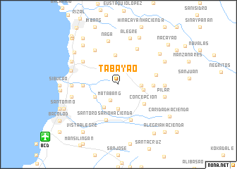 map of Tabayao