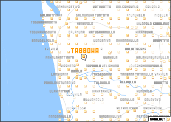 map of Tabbowa