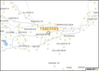 map of Tabernas