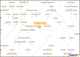 map of Tabérou