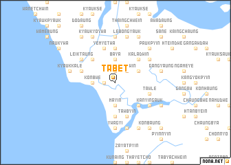 map of Tabet