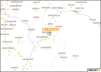 map of Tabgarmī