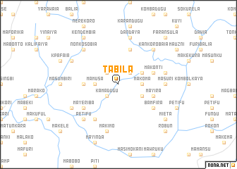 map of Tabila