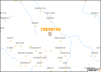 map of Tabinbyaw