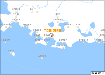 map of Tabiribo