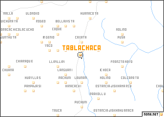 map of Tablachaca