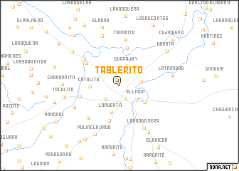 map of Tablerito
