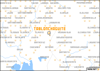 map of Tablón Chagüite