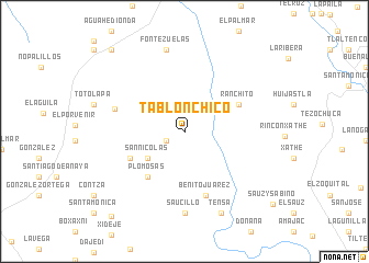 map of Tablón Chico