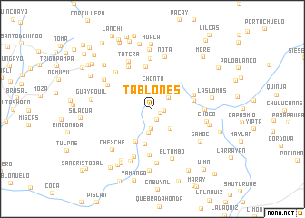 map of Tablones