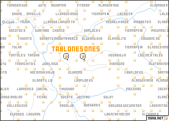 map of Tablones