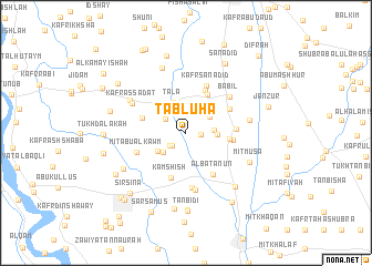 map of Ţablūhā