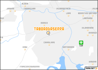 map of Taboão da Serra