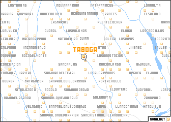 map of Taboga