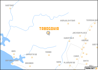 map of Tabogowia