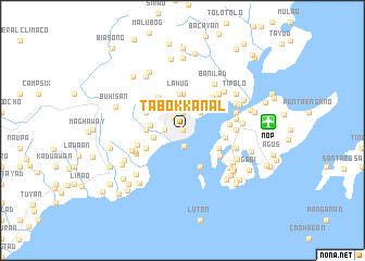 map of Tabok-Kanal