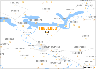 map of Tabolovo