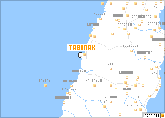 map of Tabonak