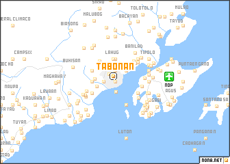 map of Tabonan