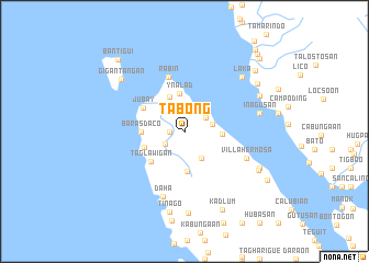 map of Tabong