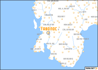 map of Tabonoc
