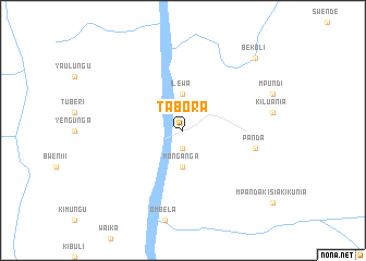 map of Tabora