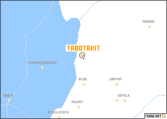 map of Tabotakit