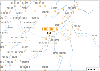 map of Taboung