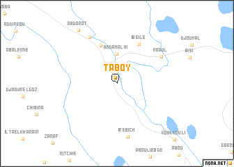 map of Taboy