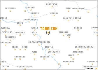 map of Tabrīzak