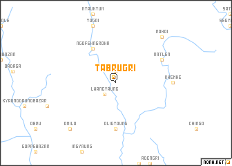 map of Tabrugri