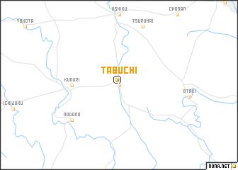 map of Tabuchi