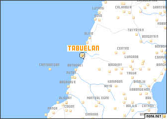 map of Tabuelan