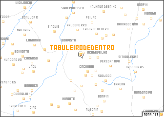 map of Tabuleiro de Dentro