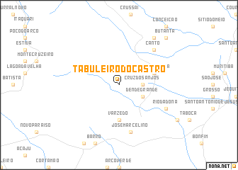 map of Tabuleiro do Castro