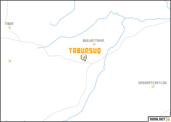 map of Tabursuq