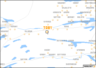 map of Täby