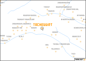 map of Tacheddîrt