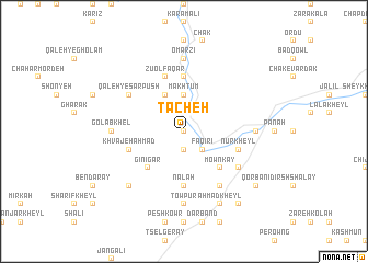 map of Tācheh